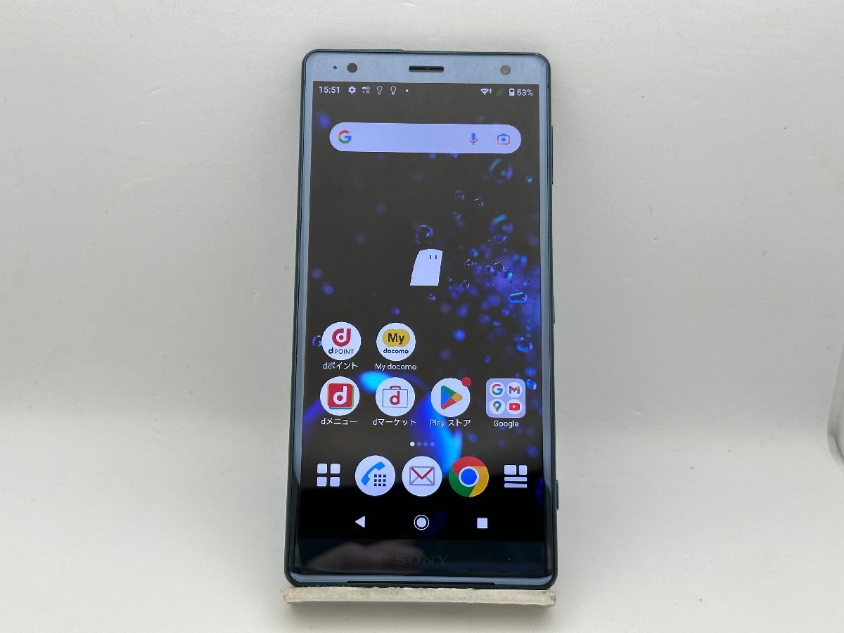 【中古・ジャンク】バッテリー不良 SIM/SDトレー劣化 SONY Xperia XZ2 SO-03K docomo解除版SIMフリー グリーン NWー 本体A-22099