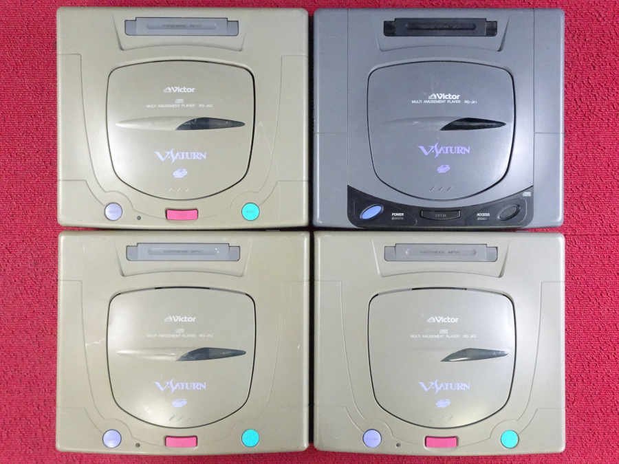 Victor Vサターン セガサターン 本体 4台セット＊ジャンク品【GH 
