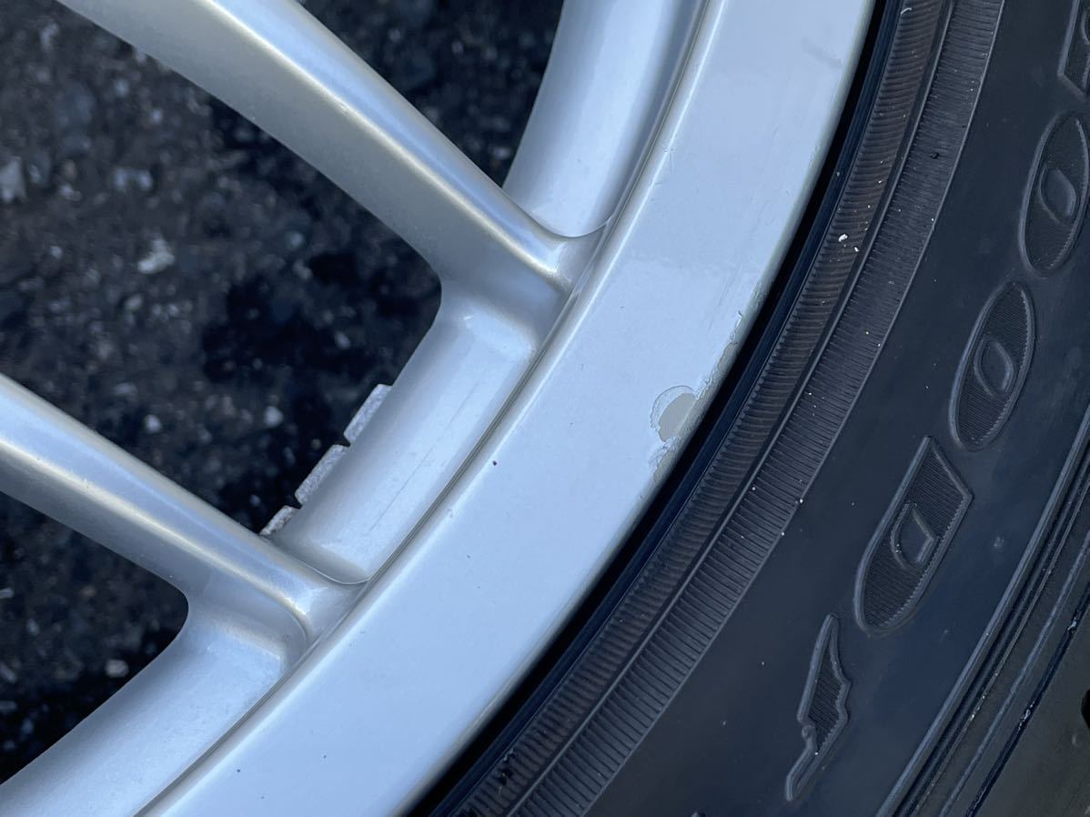 【希少】BBS Racing DTM RG315 7.5J×18インチ ET43 4穴 114.3 GOODYEAR EAGLE LS2000 225/40R18 4H 鍛造 中古品_6