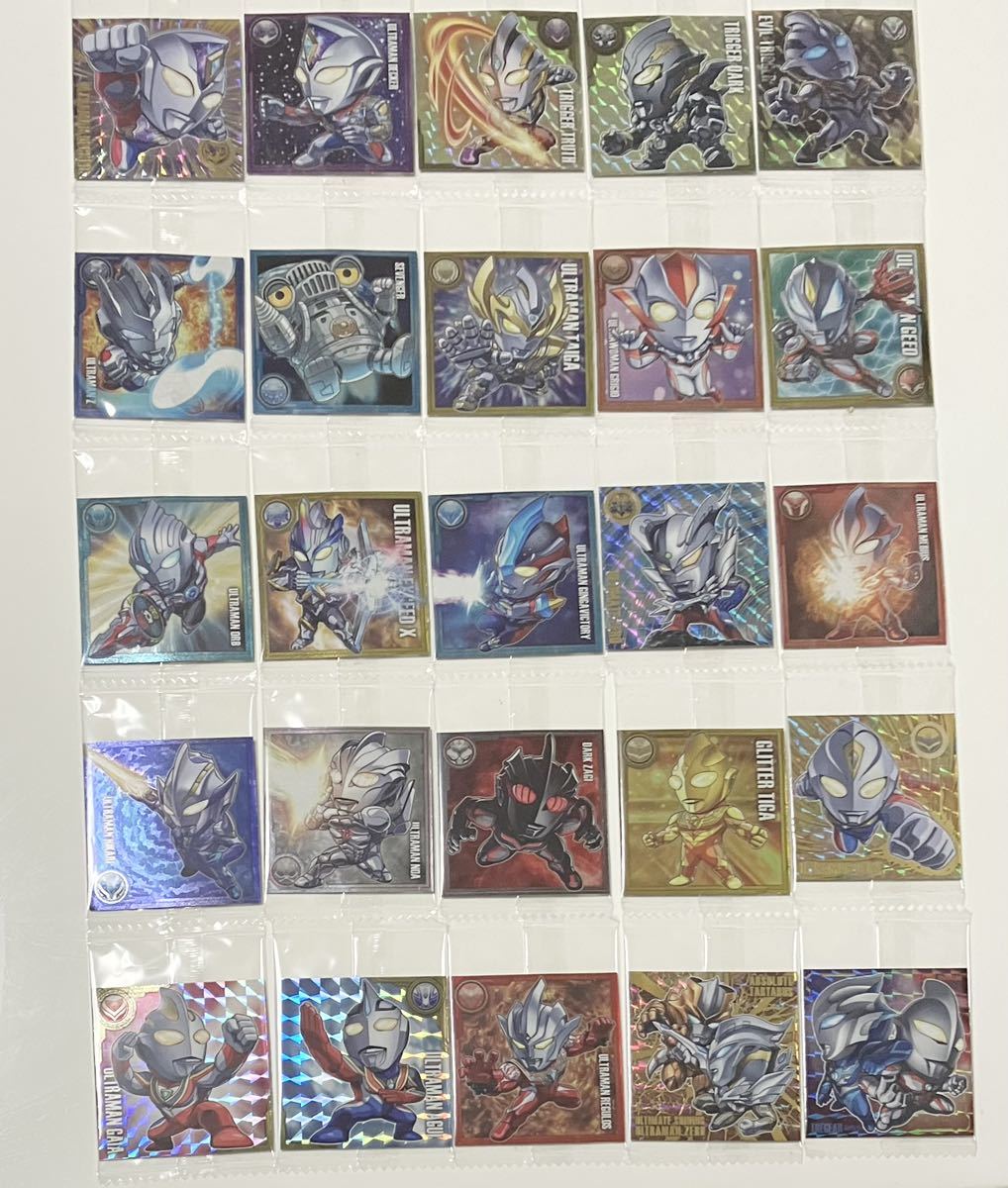  ウルトラマン シールウエハース 全25種 フルコンプ シークレット UR デッカー ゼロ ダイナ(食玩、おまけ)｜売買されたオークション情報、yahooの商品情報をアーカイブ公開 - オークファン その他