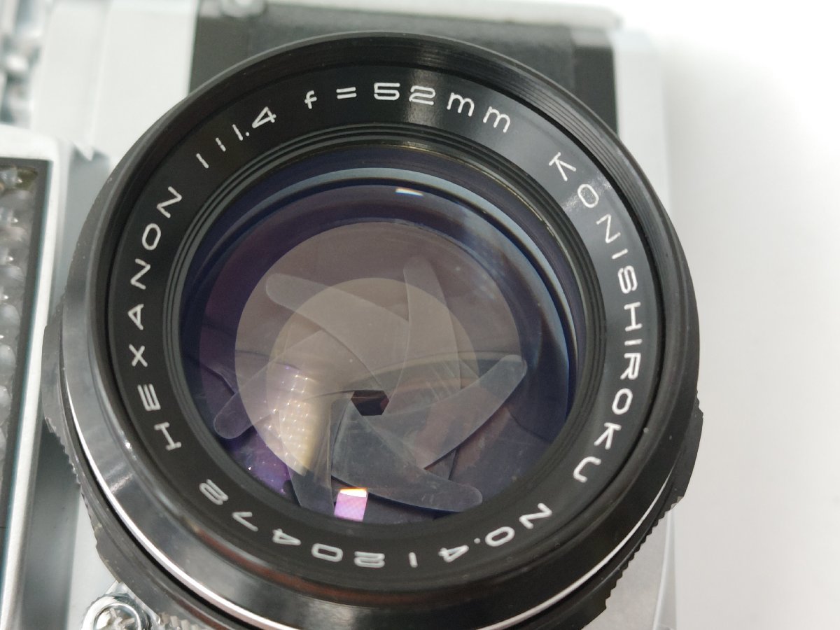 中古】KONICA F + KONISHIROKU HEXANON 52mm F1.4 Konica F シュー