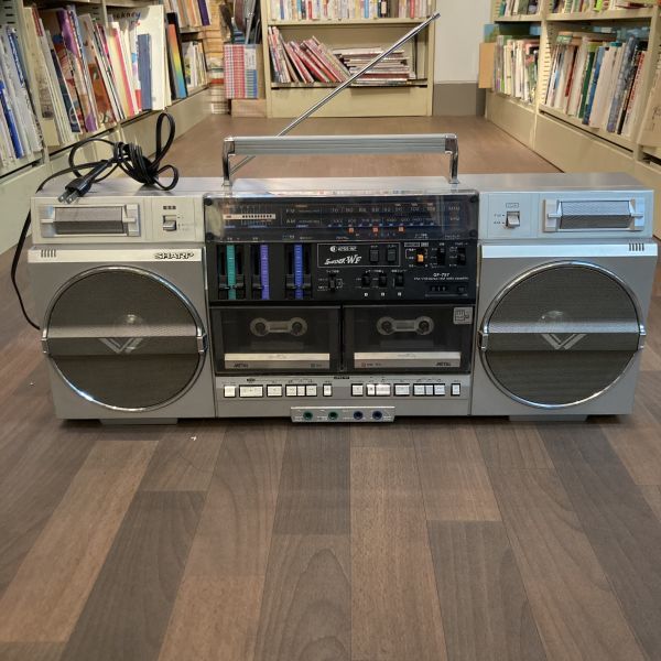SHARP GF-757 FM AM ラジオ カセットデッキ ダブルラジカセ シャープ