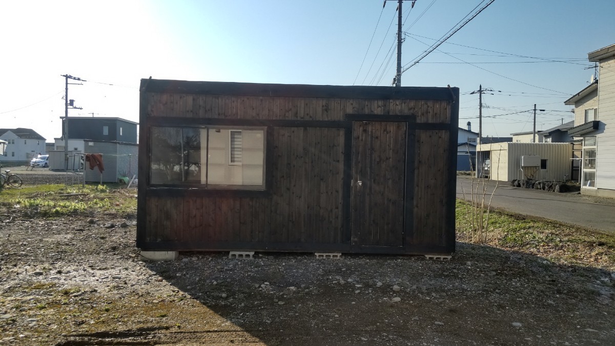 カナモト プレハブ ユニットハウス 倉庫 物置 北海道 引き取り限定 