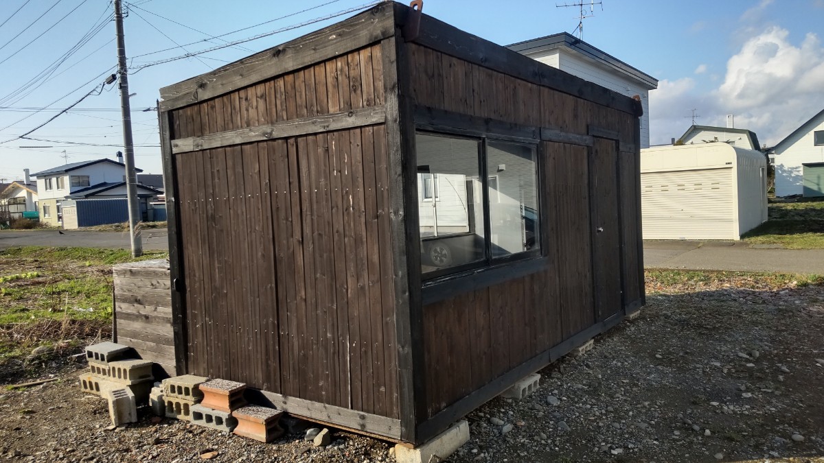 カナモト プレハブ ユニットハウス 倉庫 物置 北海道 引き取り限定 