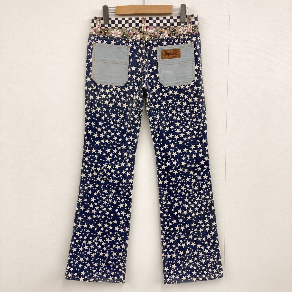 90s 初期 HYSTERIC GLAMOUR ピーターマックス風 フレアパンツ ヒステリックグラマー ブーツカット ヒッピー VINTAGE archive 2120075