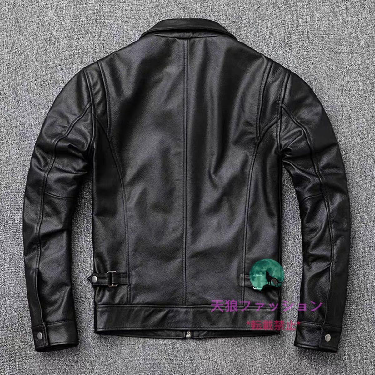 美品★ディーゼル　カウハイド　シングル　ライダースジャケット　黒　メンズ　S ○特売 革ジャン 牛革 レザージャケット シングルライダース