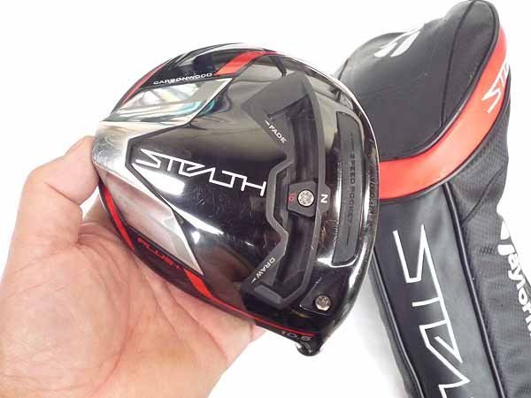 1円～【ヘッドのみ】 テーラーメイド ステルス プラス ドライバー 10.5度 純正カバー付