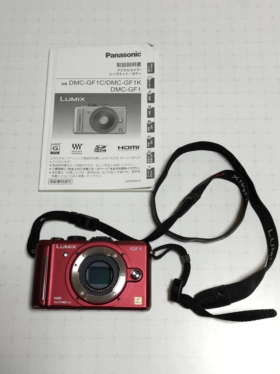 ジャンクPanasonic LUMIX DMC-GF1 Panasonic LUMIX DMC-GF1 G LENS ミラー