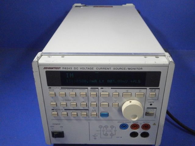ADVANTEST R6243 DC VOLTAGE CURRENT SOURCE/MONITOR