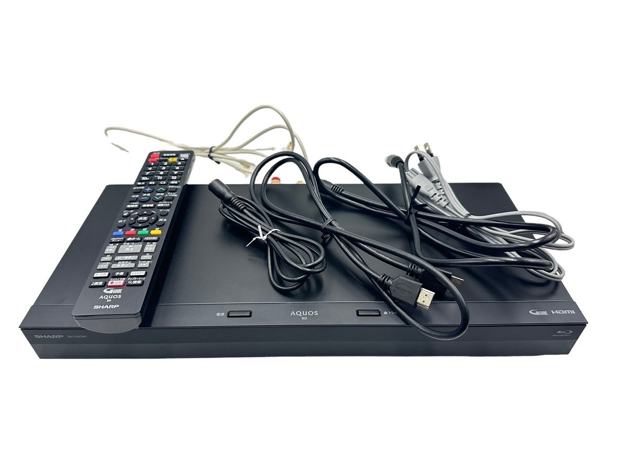 SHARP ブルーレイディスクレコーダー 2B-C05DW1 AQUOS シャープ Blu-ray 500GB 2021年製 MPEG2、MPEG4 AVC/H.264 最大130番組予約