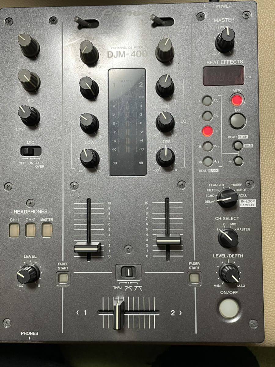 動作確認済 Pioneer DJ DJM-400 DJミキサー DJM-400 Pioneer DJミキサー 06年製 卸売り サンプラー Pioneer DJ