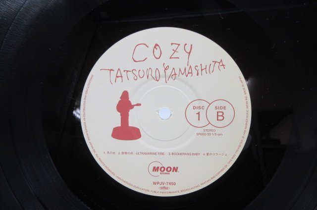 山下達郎 COZY Cozy 山下達郎「Cozy」LP（12インチ）⁄Moon 山下達郎