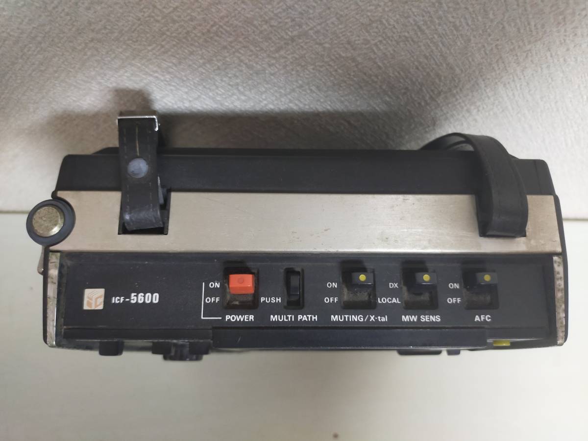 昭和レトロ SONY ソニー ICF-5600 スカイセンサー BCLラジオ イヤホン
