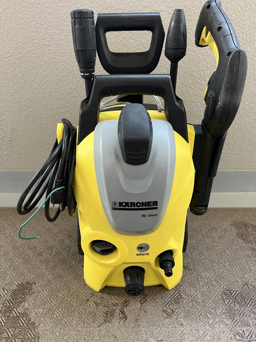 【美品✨】ケルヒャー KARCHER K3 サイレント 高圧洗浄機 東日本 ケルヒャーK3サイレント(旧) 高圧洗浄機 東日本(50Hz専用) 中古(高圧