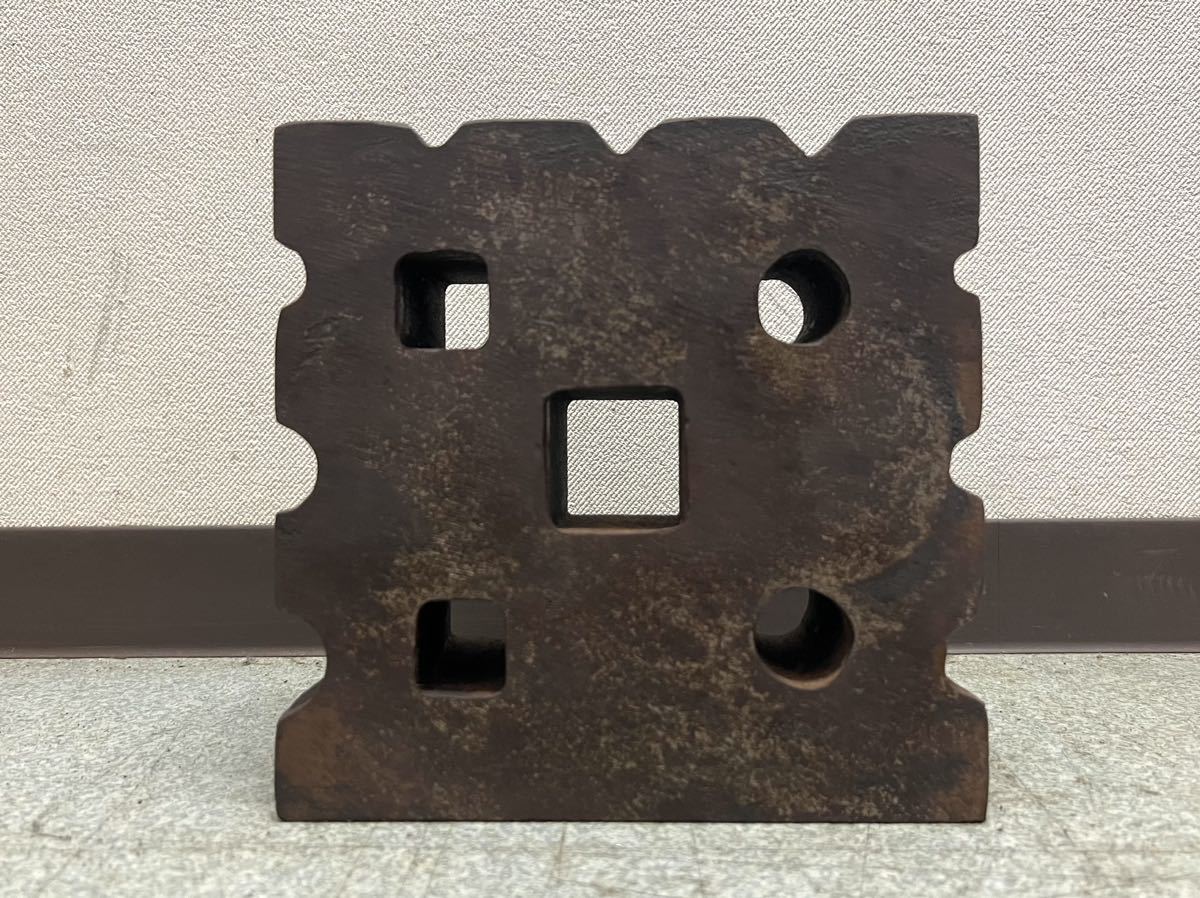 未使用？ 蜂の巣 アンビル 金床 18.7kg 19.3×19.5×7.9cm 5穴 ハチノス 