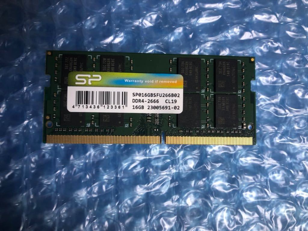 sp 動作品 16GB DDR4-2666 1枚 送料無料 即時支払いできる方限定 特価