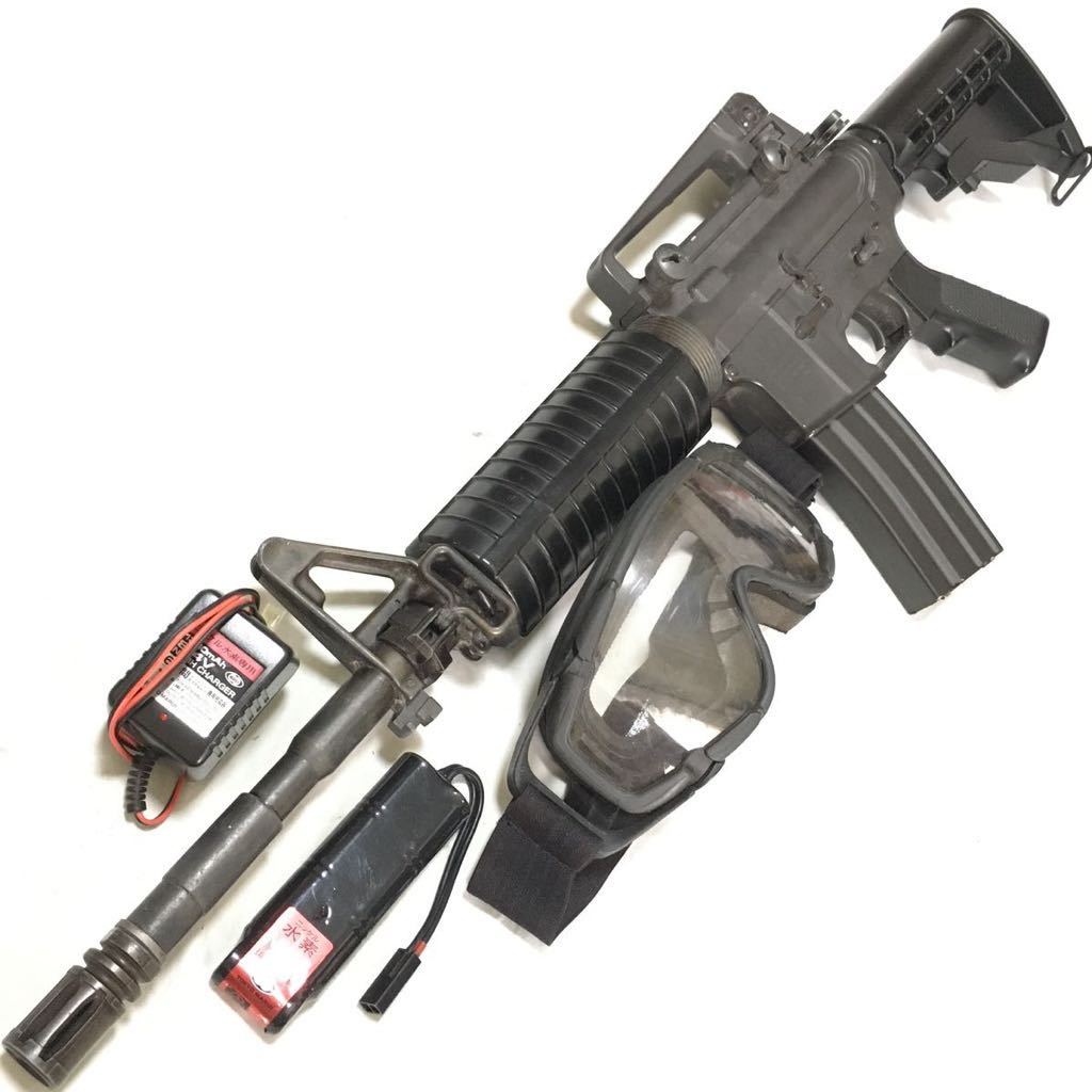 東京マルイ 次世代電動ガン M4A1 ハードケース付き バッテリーセット 東京マルイ M4A1カービン 電動ガン スターター向け】東京マルイ 電動ガン  M4A1 CARBINE ハードケースセット+おまけ付き【動作確認済み】（フルセット 東京マルイ M4A1カービン 電動ガン バッテリー ... 東京マルイ M4 A1 電動ガン セット