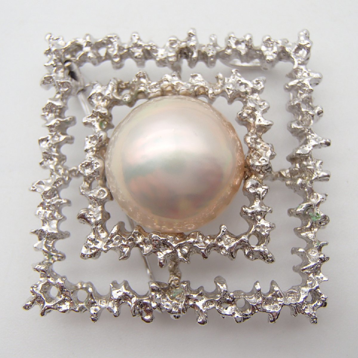 ◎田崎真珠 TASAKI マベパール パール ブローチ / 15.3㎜ 約15.2g