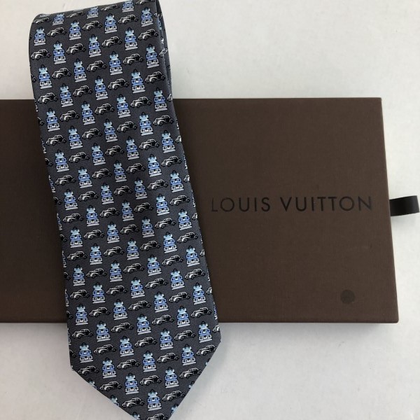 【新品・未使用】Louis Vuitton ネクタイ 1円スタート】LOUIS VUITTON ルイヴィトン クラヴァット グローブ