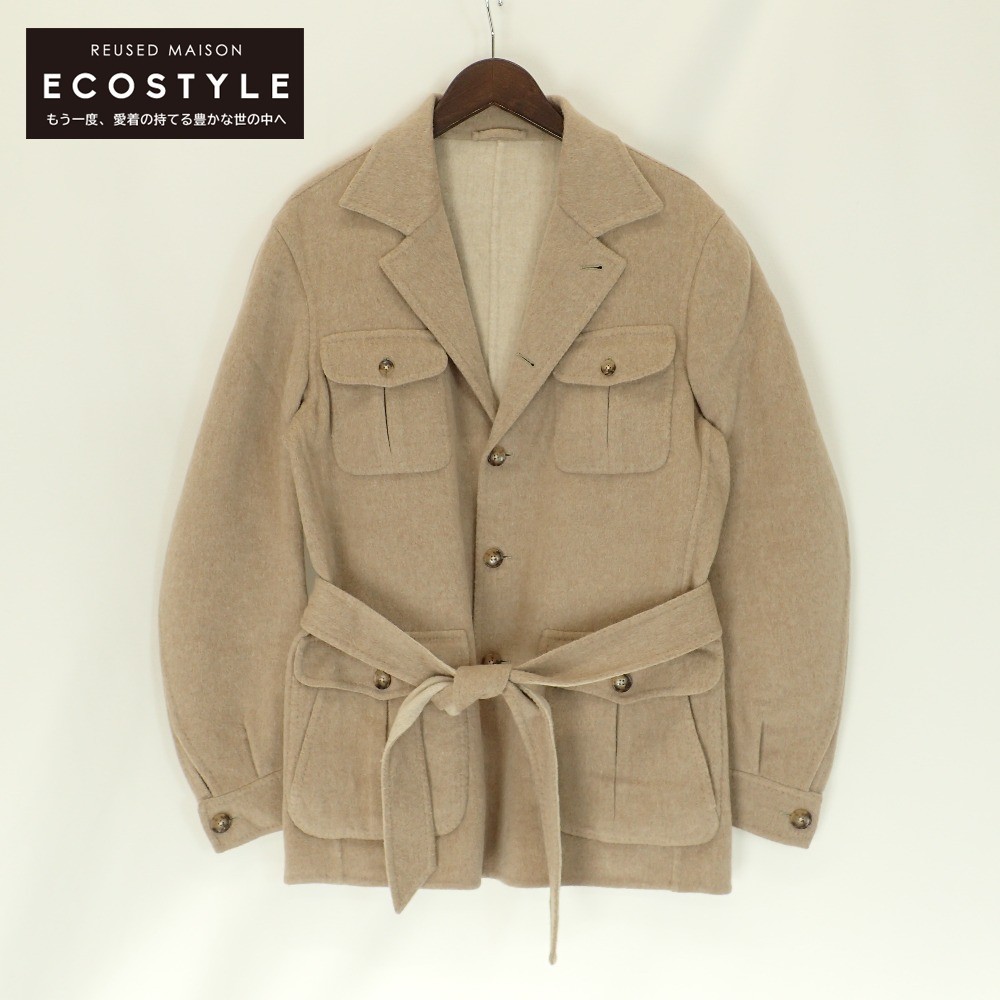 RING JACKET リングヂャケット ナポリ製一枚仕立てウールサファリ 