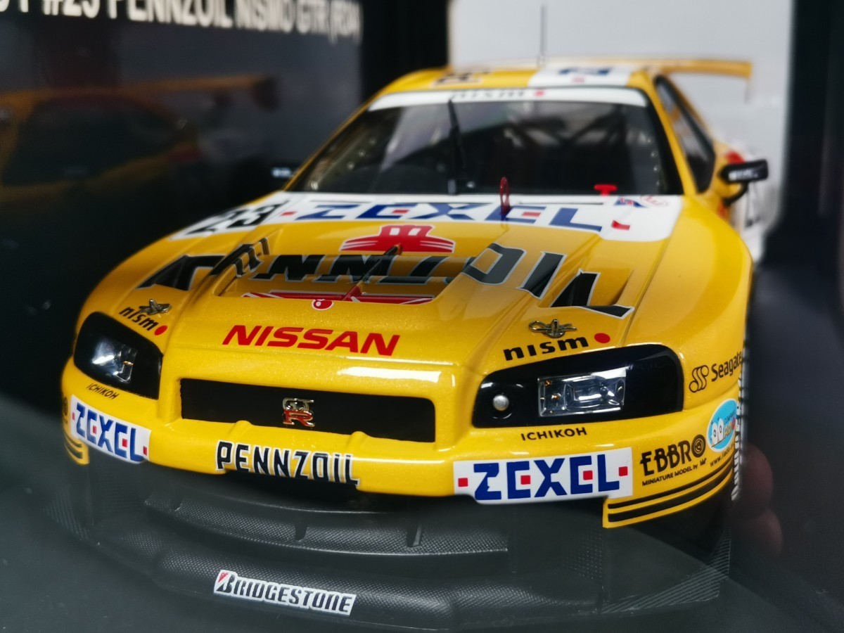 オートアート 1/18 日産 スカイライン JGTC 2001 #23 PENNZOIL ニスモ