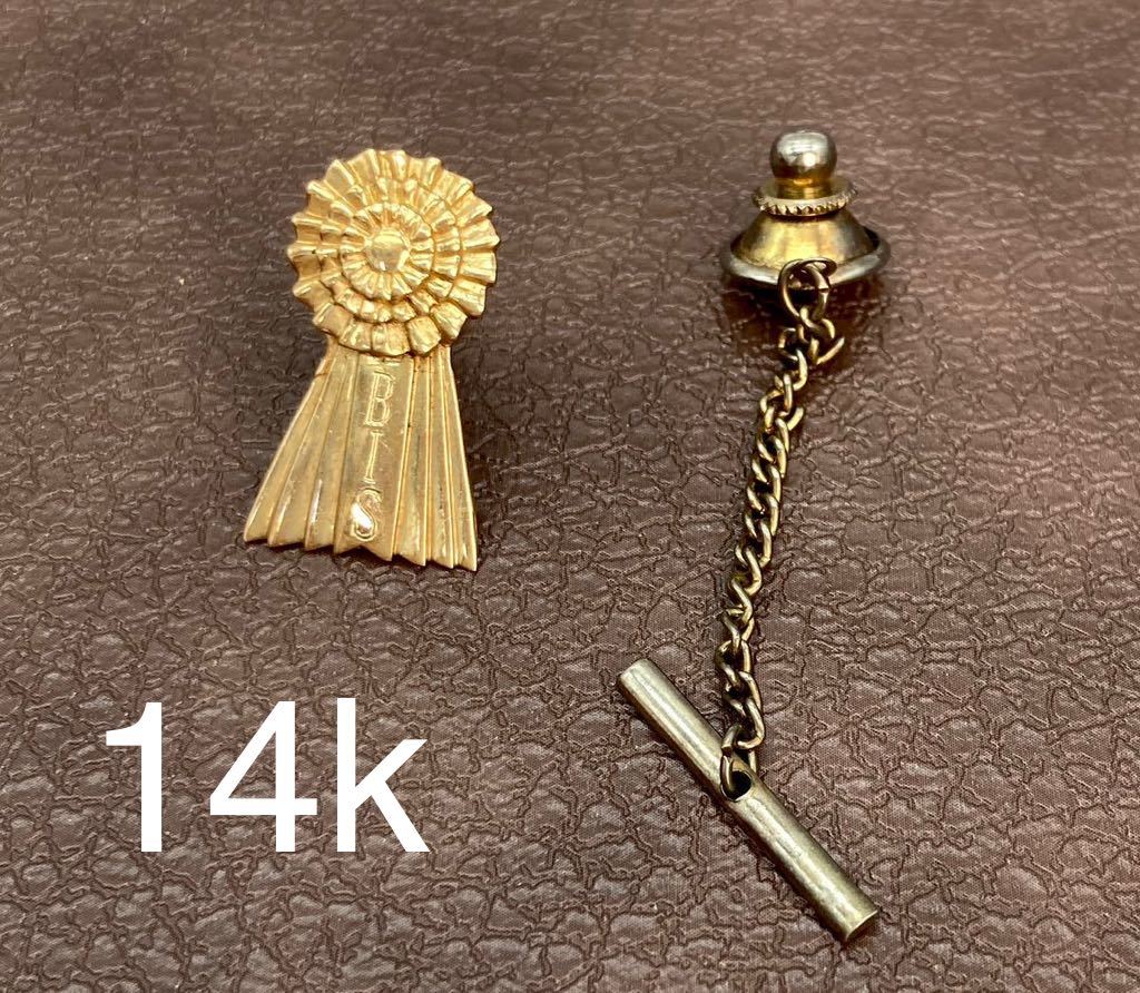 K14WG タイタック オパール ネクタイピン ジュエリー