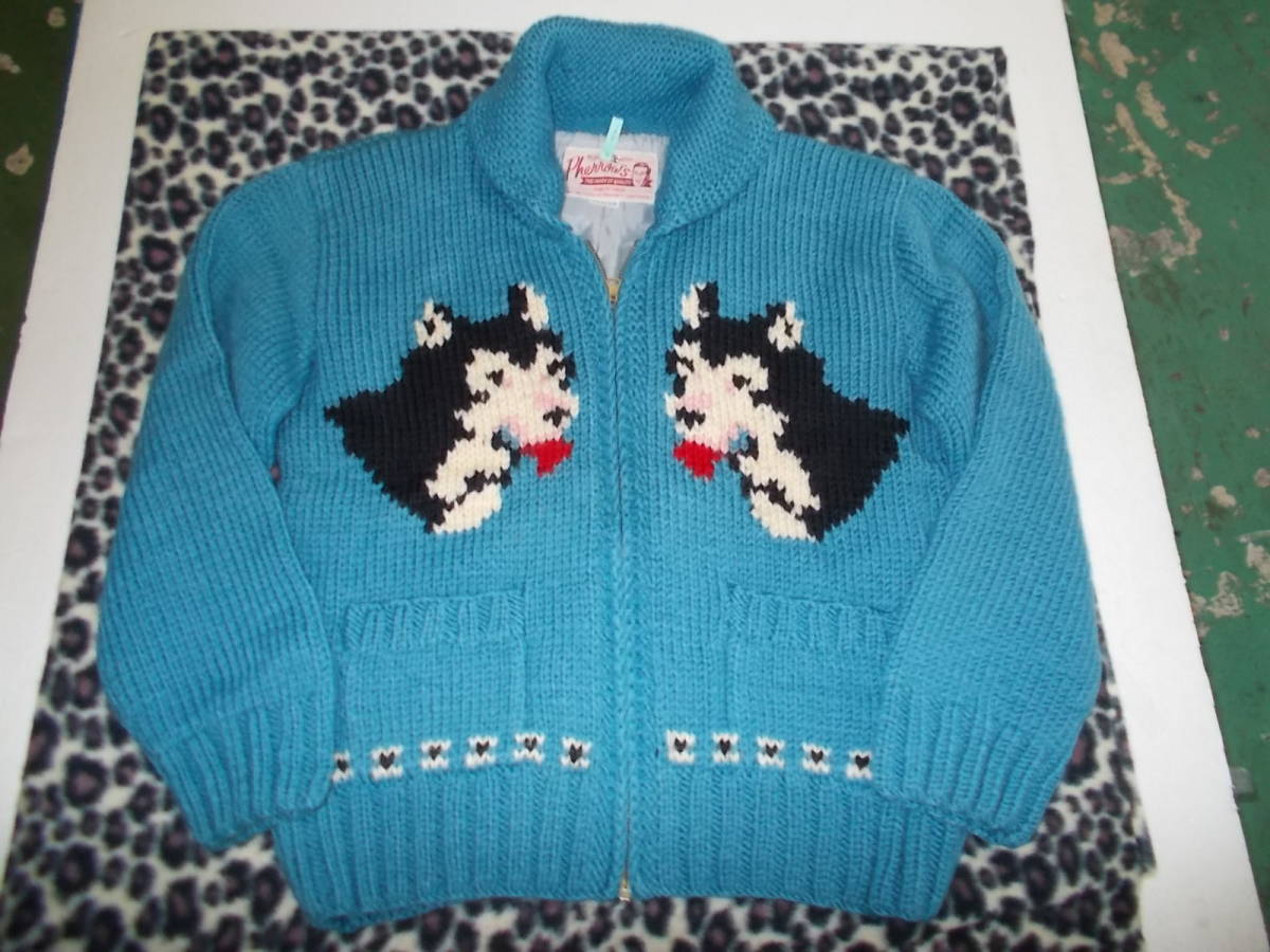 フェローズ PHERROWS ♪ カーディガン カウチン アラスカ ALASKA ビンテージ セーター 50s 60s アメカジ