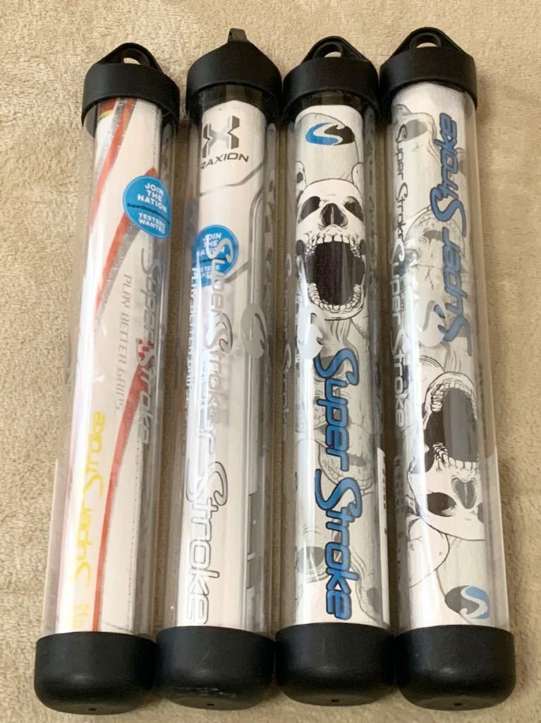 【新品】スーパーストローク　グリップ　４点まとめて！SLIM2.0/SLIM3.0/TOUR2.0 　スカル・トラクション・ハイヒス　