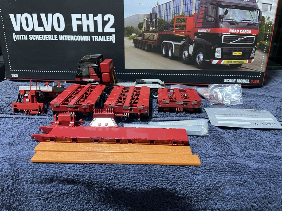 MAMMOET VOLVO FH12 WITH SCHEUERLE INTERCOMB TRAILER 1／50 WSI