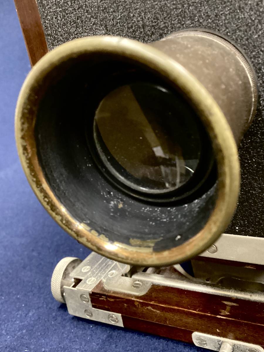 アンティーク カメラ 箱型 蛇腹 大判 木製 蛇腹カメラ