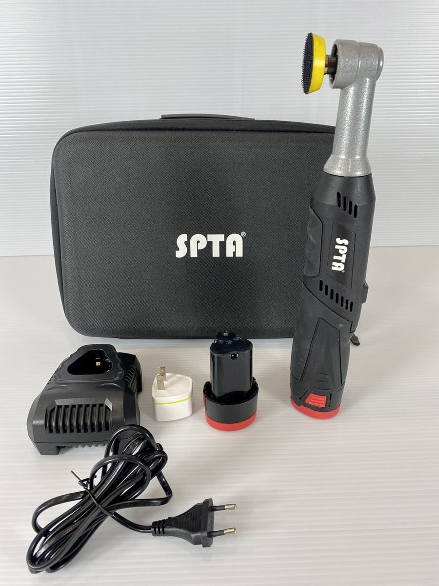SPTA コードレスミニカーポリッシャー 12V マイクロコードレス キズキラー カーポリッシャー RO/DA ミニカーポリッシャー7段変速