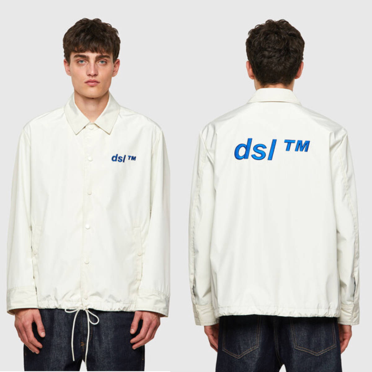 新品，お買い得 /正規品 定価41 800円 DIESEL ディーゼル メンズ 刺繍ロゴ ナイロン シャカシャカ コーチジャケット 2(その他)｜売買されたオークション情報、yahooの商品情報をアーカイブ公開 - オークファン 男性用