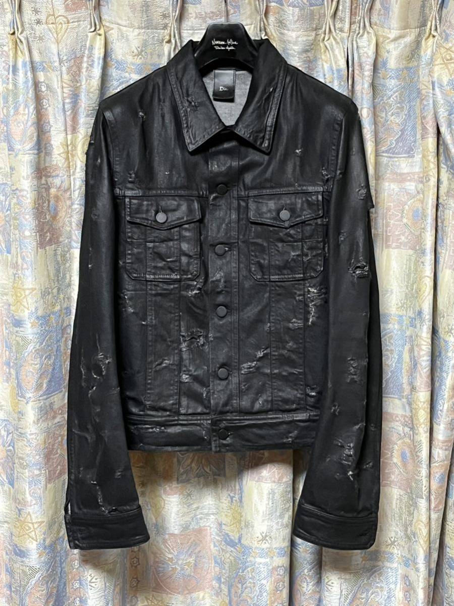 ディオールオム デストロイデニムジャケット Dior HOMME 04SS 4EH1049686 サイズ 48