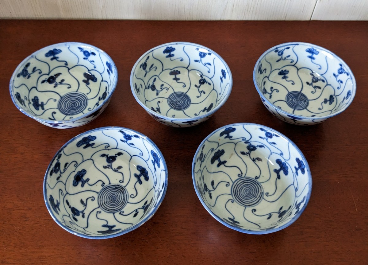 明時代 染付 碗 王府用 - 成化 茶道具 骨董品 大明成化年製 Yahoo
