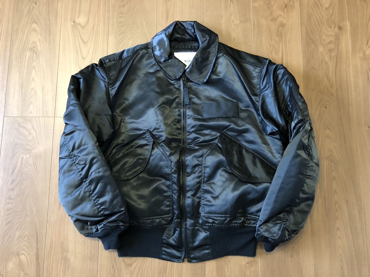 【1スタ】00s CWU 45-P ISRATEX製 USAF M USA製 ブラック ☆ フライトジャケット 36P ALPHA MA-1 g-8 l2-b ビンテージ