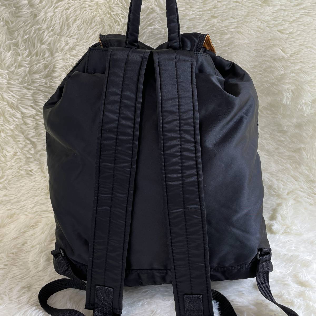 美品◎ PORTER リュック バックパック タンカー ナイロン ブラック 