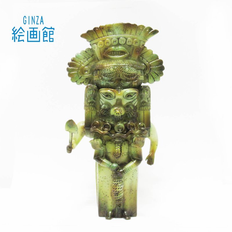 【GINZA絵画館】佃　弘樹　オブジェ「Angry Mother Stone」ソフビ・現代美術・楽しめます！　K31X5V7B6G6G3K