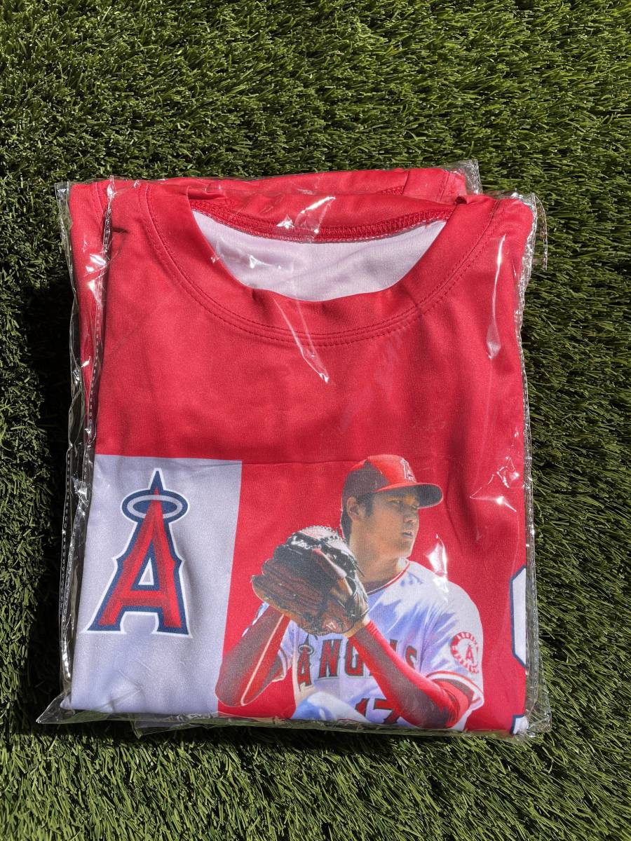 2023年4月22日球場配布！大谷翔平　二刀流シャツ　XL サイズ　新品未使用　7/7