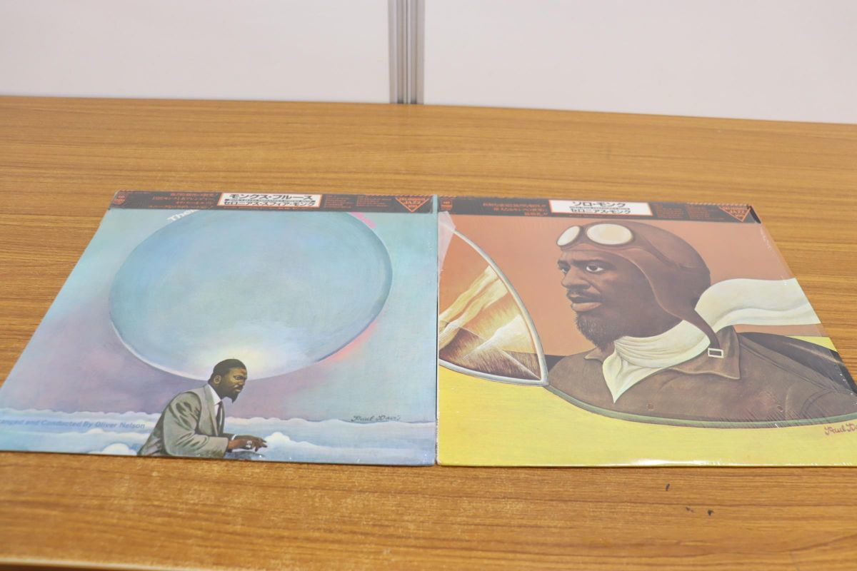▲01)【帯・シュリンク付】セロニアス・モンク 国内盤 LPレコード2枚セット/Thelonious Monk/solo monk/monk’s blues/20AP 1497/20AP 1432