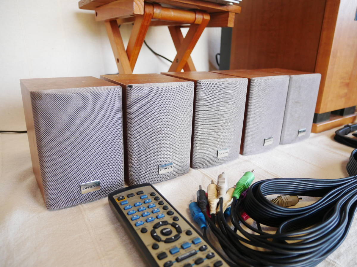 ONKYO デジタルホームシアターシステム BASE-V10 動作確認済 ☆ 美品 良品 ☆ ONKYO BASE-V10 ☆ 5.1ch ホームシアターシステム
