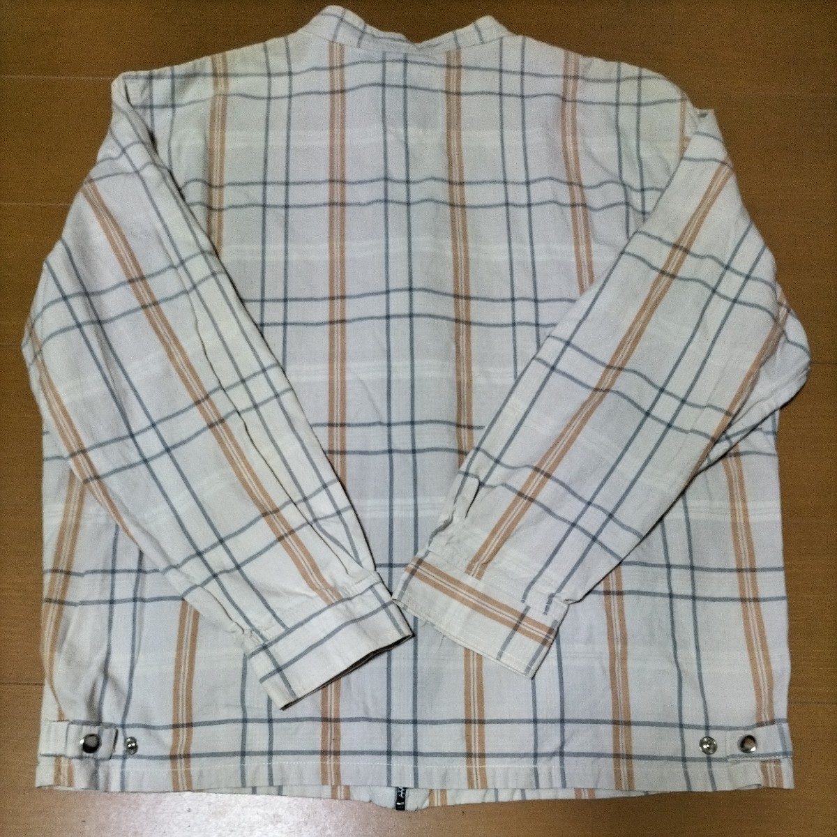 old stussy 90年代ヴィンテージノーカラーシャツジャケット XL