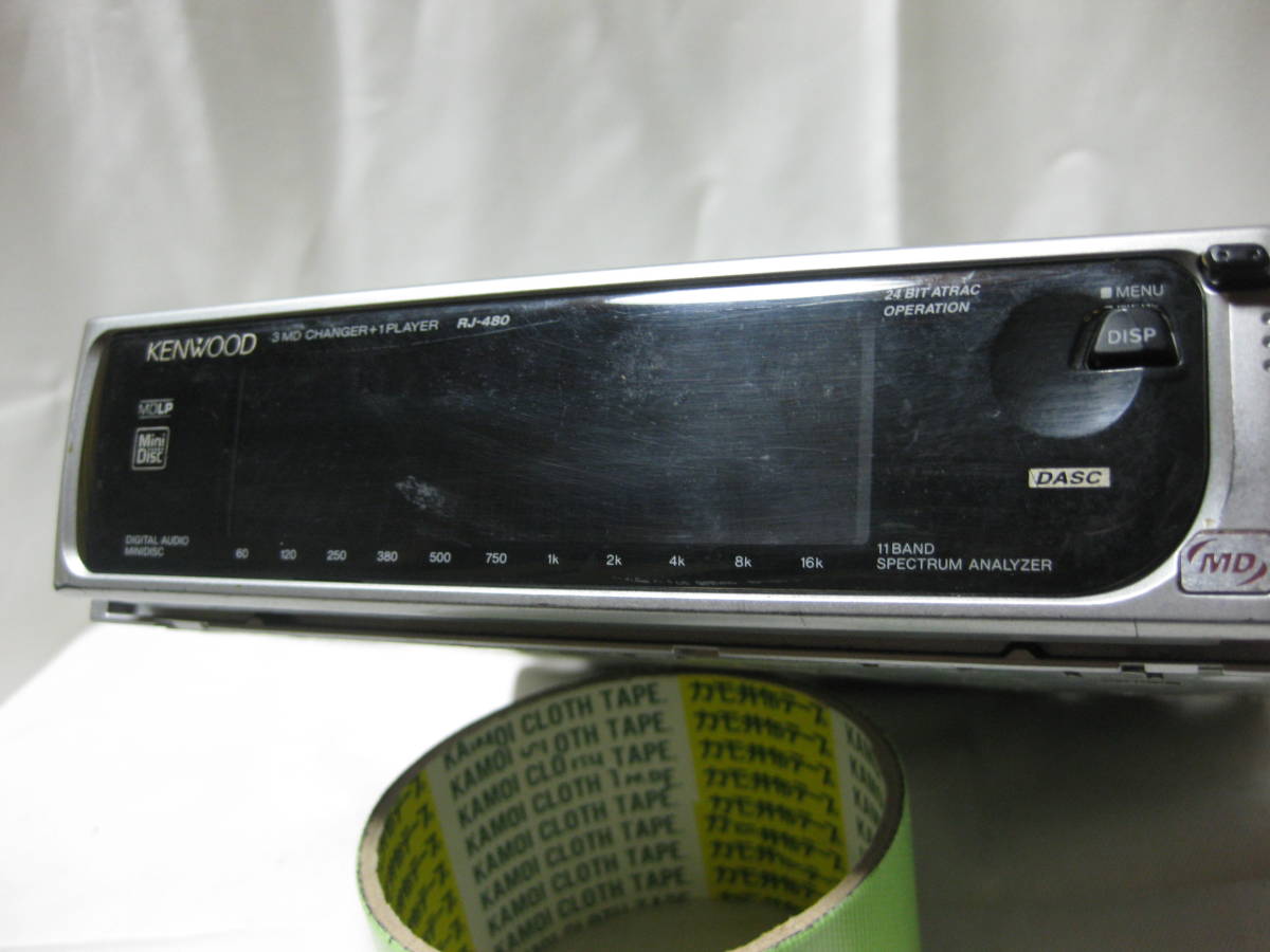 K-1717 KENWOOD ケンウッド RJ-480 MDLP 1Dサイズ 3MDサブデッキ 故障