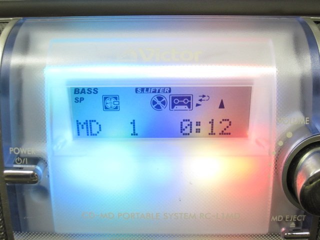 ビクター Clavia Victor CD-MDポータブルシステム CD : RC-L1MD JVC