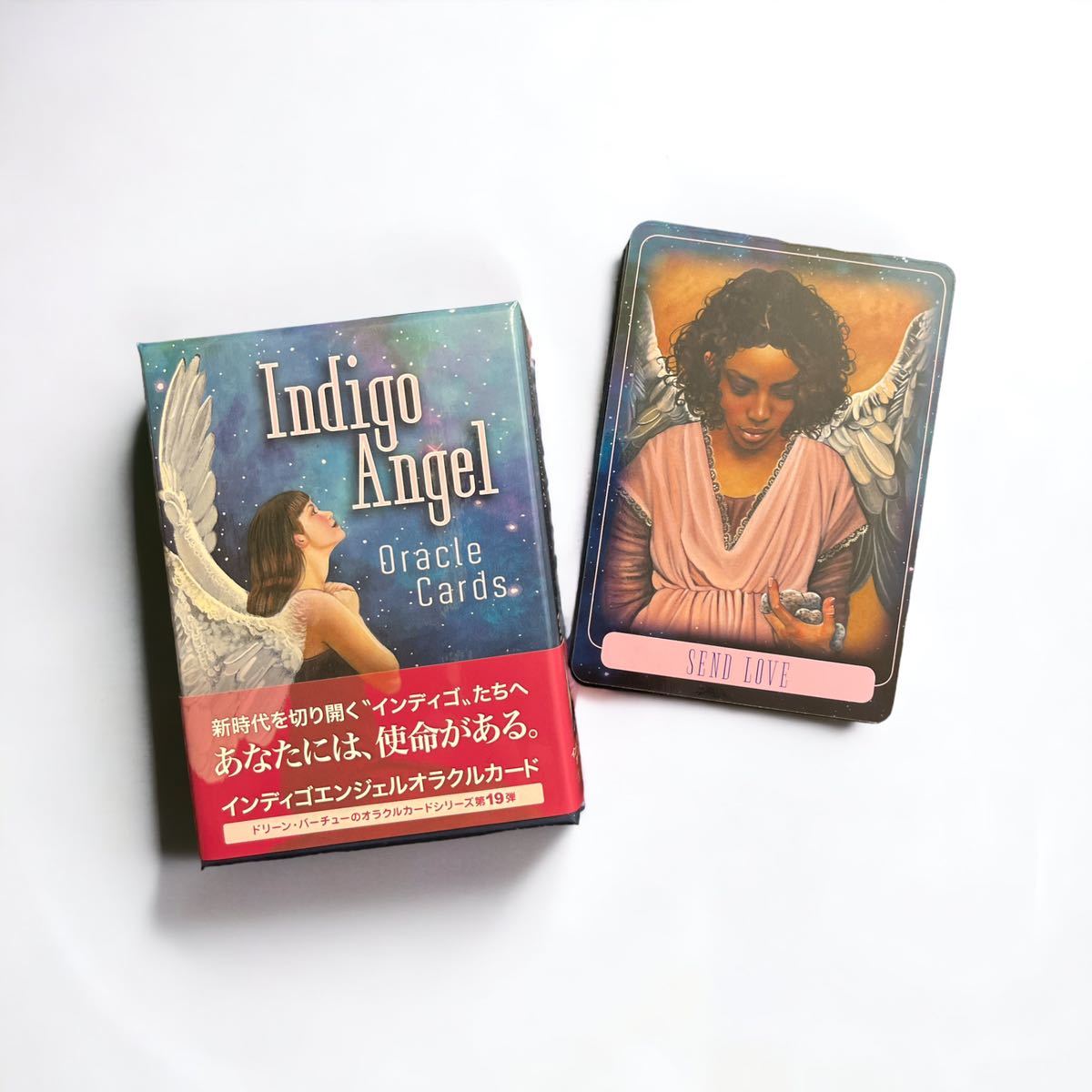 インディゴエンジェルオラクルカード日本語版説明書付 (オラクルカード