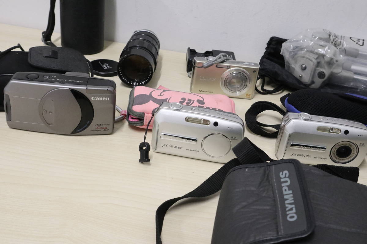 ★動作未確認 フィルムカメラ 10台まとめ売り　canon Olympus など ☆動作未確認 フィルムカメラ 10台まとめ売り canon Olympus など