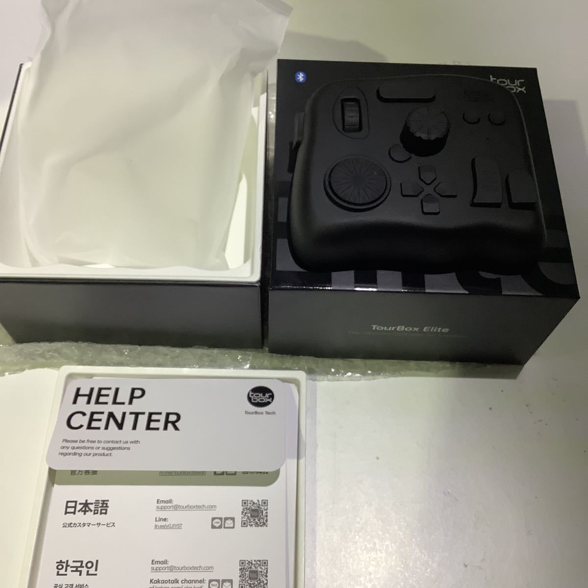 【ジャンク品】ツアーボックスTourBox Elite ケースケーブル付(周辺