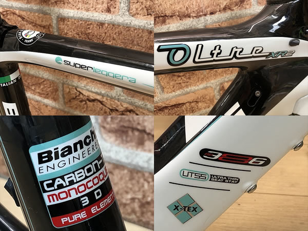 1円スタート売り切り!! 良品!! BIANCHI OLTRE XR2 FRAMESET 2014 size 