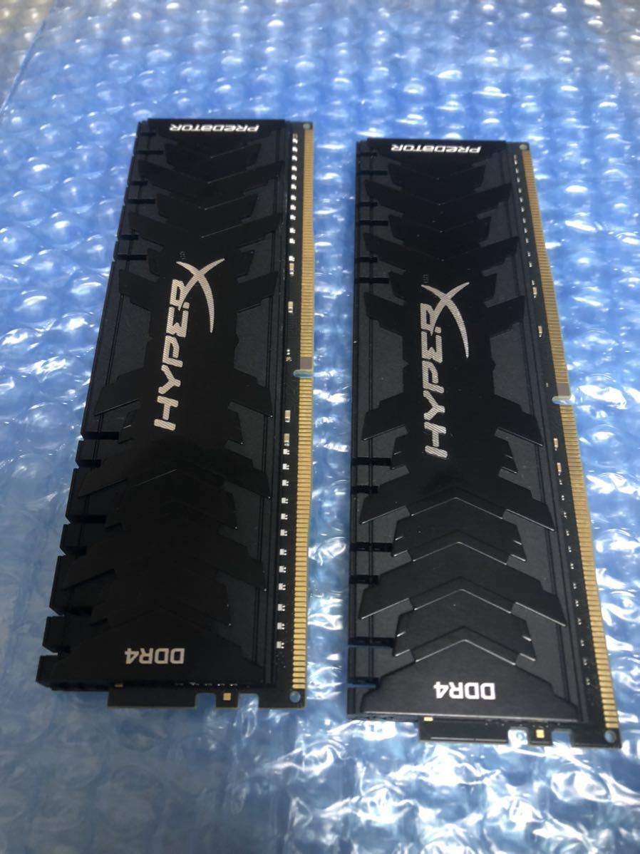 predator 動作品 DDR4-3600 16GB 2枚 32GB HX436C17PB3K2/32 PC4-28800 メモリ 即時支払いできる方限定　特価！hyperx