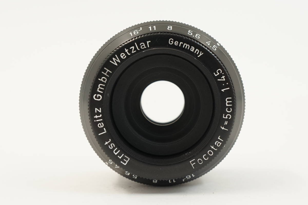 L3 売り切り○良品○Leica DOOCQ Focotar 5cm F4.5○Ernst Leitz