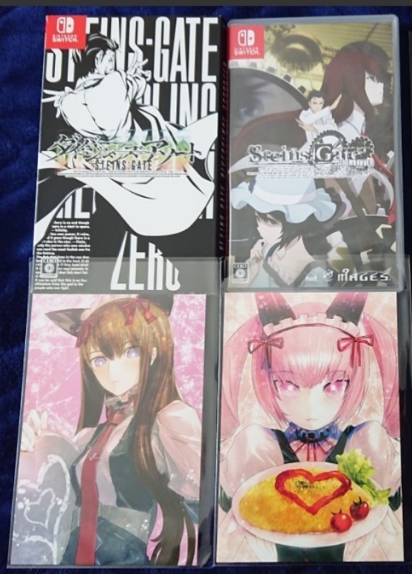 ◆ STEINS;GATE ダイバージェンシズアソート ◆ エリート switch セット ◆ 非売品ポストカード二種 ◆ 初回特典フィルム 二種 